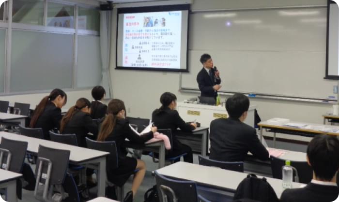 【1年次3月】学内合同企業説明会